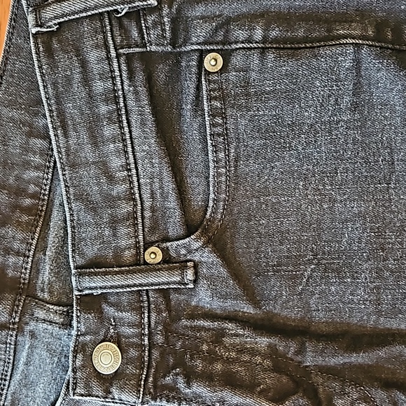 Abercrombie and Fitch Langdon Skinny Jeans, Black - Picture 4 of 7